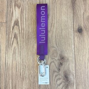 NWT Lululemon Never Lost Keychain In College Purple